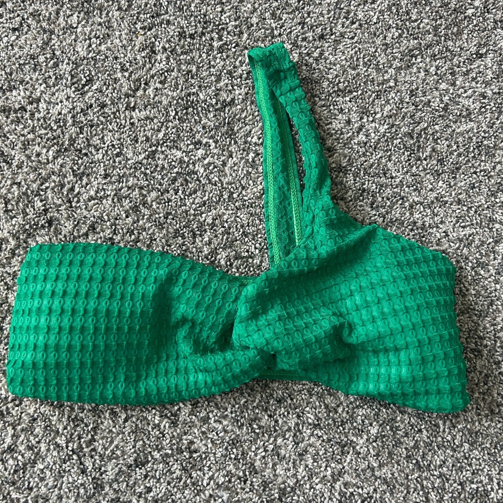 Green swim top